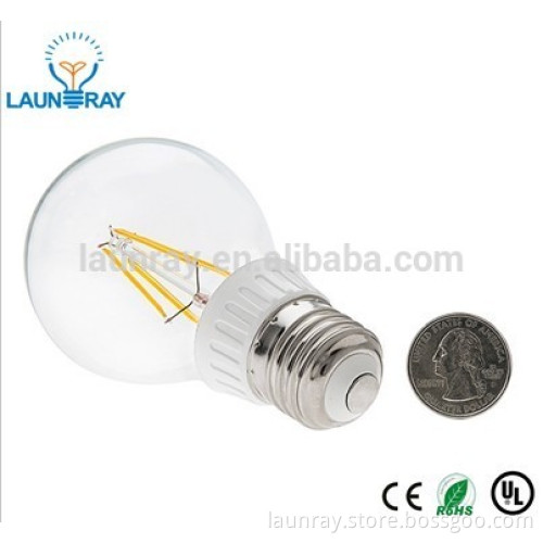 CE RoHS UL Certificate Led Filament Bulb 8W High lumen 110lm/w Ra90 PF0.9 leds